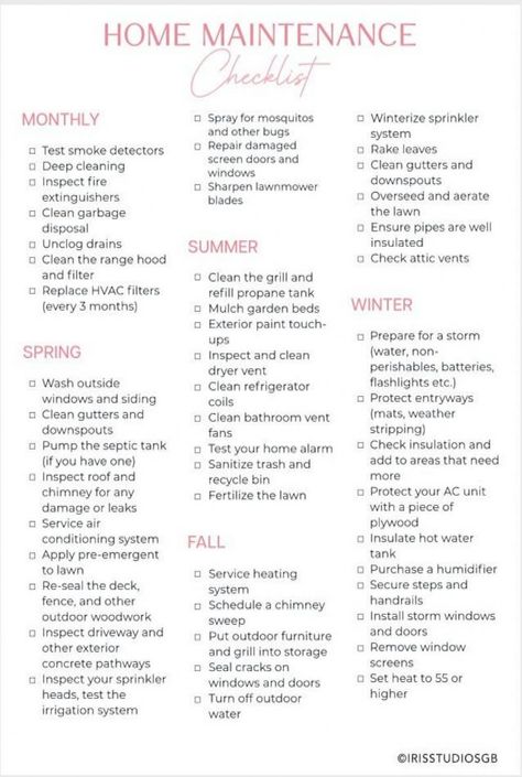 Home Maintenance Checklist Home Repair Schedule House Maintenance Planner Yearly Home Maintenance Spring Cleaning Instant Download - Etsy Canada #Creating #Home #Schedule #Cleaning #HomeTrends #a #for #a #to #Ideas #Guide #Ultimate #CreativeIdeas #Tidy #The #Inspiration #Trends Yearly Maintenance Checklist, Yearly House Cleaning Schedule, Yearly Home Cleaning Schedule, Home Owner Maintenance Checklist, House Maintenance List, Home Maintenance List, January Home Maintenance Checklist, Monthly House Maintenance Checklist, Yearly House Maintenance Checklist