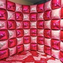 Hot Pink Party Decorations, Pink Balloon Wall, Bachelorette Party Decoration, Balloons Backdrop, Hot Pink Party, Balloons Wall, Pink Party Decorations, Balloon Background, Balloon Kit