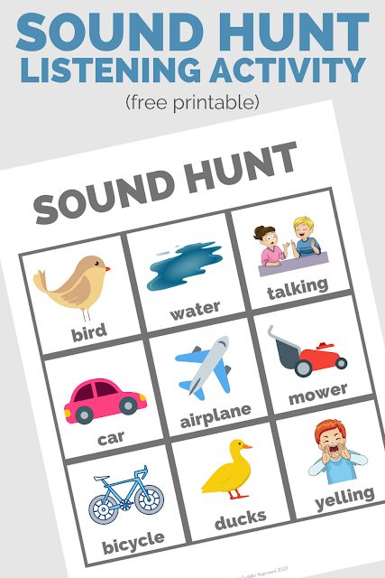 Pre-k - 5th grade. This activity could really be used for any age. Students can go outside during class or complete this for homework. Items can be modified to include classroom sounds. There are also videos on Youtube which allow students to listen and guess what sound they are hearing. Videos could be used in correspondence with this sound hunt as a sort of listening bingo. Sound Scavenger Hunt, Listening Skills Activities, Listening Activities For Kids, Listening Games, Music Activities For Kids, Senses Preschool, Senses Activities, Life Skills Activities, Preschool Music