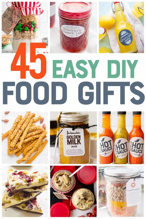 Edible Gift Recipes, Diy Foodie Gifts, Easy Food Gifts, Diy Christmas Gifts Food, Christmas Diy Food, Edible Christmas Gifts, Recipes Using Bananas, Diy Food Gifts, Diy Edible