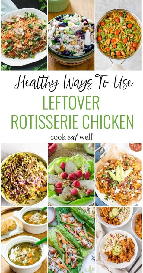 Low Carb Shredded Chicken, Cooked Chicken Recipes Leftovers, Leftover Chicken Recipes Healthy, Rotisserie Chicken Leftovers, Easy Rotisserie Chicken Recipes, Leftover Rotisserie Chicken Recipes, Rotisserie Chicken Recipes Healthy, Chicken Leftovers, Rotisserie Chicken Recipes Leftover