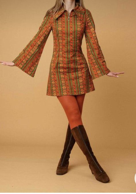 Mod Style Women Outfits, 1980s Fashion Dresses, 60d Fashion, 70s Fashion Philippines, 60s Summer Dress, 70s Fashion Women Dresses, 70s Outfit Inspo Women, 70s Fashion Today, 60s Style Women