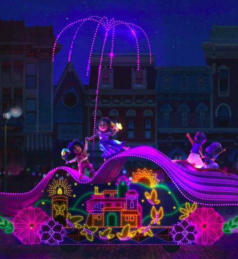 main street electrical parade return disneyland park 2022 concept art grand finale encanto float Disney Electrical Parade, Main Street Electrical Parade, Disneyland Main Street, Disney California Adventure Park, California Adventure Park, Disney Live, Sleeping Beauty Castle, Parade Float, Disney Songs