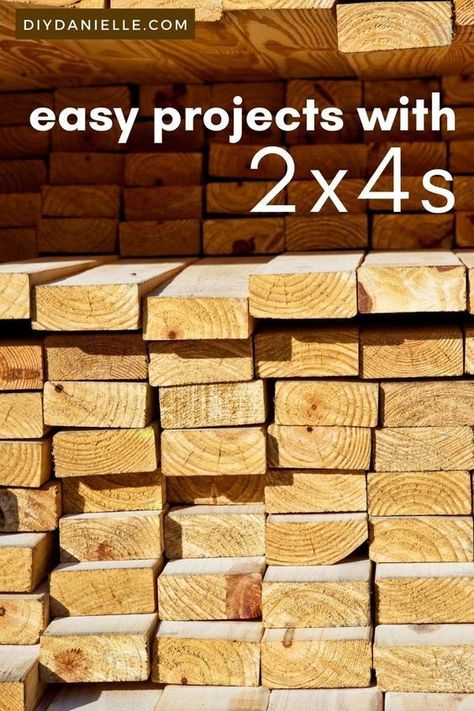 easy projects with 2x4s Woodworking Projects With Plans, Small 2x4 Wood Projects, 2 By 4 Furniture, 2by4 Projects Diy Ideas, Leftover 2x4 Projects, Simple Wood Gifts, Projects With 2x4 Wood Scraps, Leftover Wood Projects Scrap 2x4, House Wood Projects