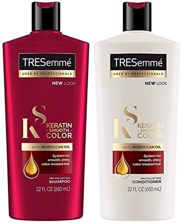 College Beauty Awards: The Best Hair Products of 2020 Shampoo Tresemme, Moroccan Oil Shampoo, Tresemme Shampoo, Tresemme Keratin Smooth, Drugstore Hair Products, Anti Frizz Serum, Good Shampoo And Conditioner, Silky Smooth Hair, Shampoo And Conditioner Set