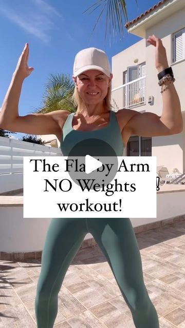 Cara Metz | The Flabby Arm No Weights Workout! 🔥  Are you a beginner or don’t have any hand weights but still want to tone your arms? Try this! ... | Instagram No Weights Arm Exercises, Arm Workout Women Over 50, Arm Exercises No Weights, No Weights Arm Workout, Arm Workout Women Without Weights, Arm Circles Workout, Batwings Workout Flabby Arms, Inner Arm Exercises For Women, How To Tone Arms Quickly