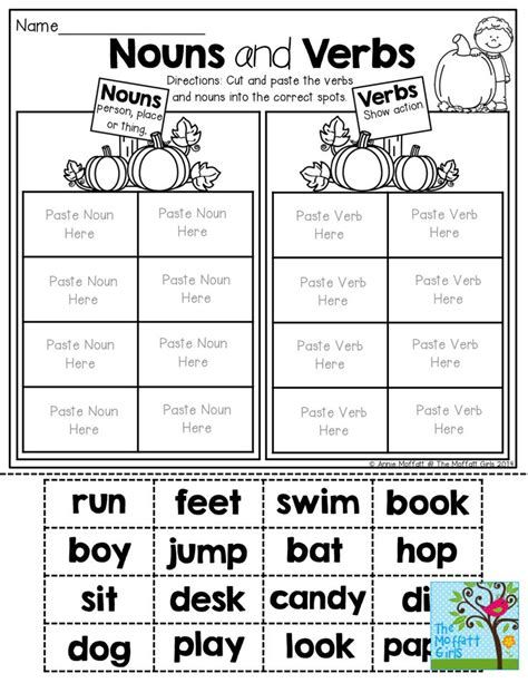 Nouns Worksheet Kindergarten, Nouns Kindergarten, Nouns And Verbs Worksheets, Proper Nouns Worksheet, Verbs Worksheet, Verb Practice, Adjective Worksheet, Nouns And Pronouns, Nouns Verbs Adjectives