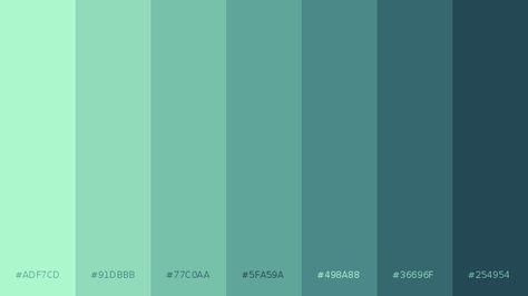 Seafoam Seafoam Color Scheme, Seafoam Colour Palette, Mint Pallete Color, Sea Green Palette, Seafoam Green Palette, Mint Green Colour Palette, Seafoam Color Palette, Seafoam Palette, Seafoam Green Color Palette