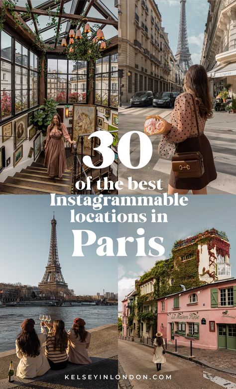 41 Instagrammable Places in Paris 2024 (Includes Map) - Kelsey in London Instagrammable Spots In Paris, Paris Instagram Places, Instagrammable Places In Paris, Best Spots In Paris, Best Paris Photo Ideas, Most Instagrammable Places In Paris, Instagram Spots Paris, Instagram Places In Paris, Best Photo Spots In Paris