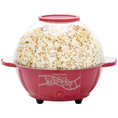 Look what I found on Wayfair! Healthy Popcorn, Movie Night Popcorn, Popcorn Makers, Homemade Popcorn, Popcorn Popper, Pop Popcorn, Popcorn Machine, Butter Popcorn, Microwave Popcorn