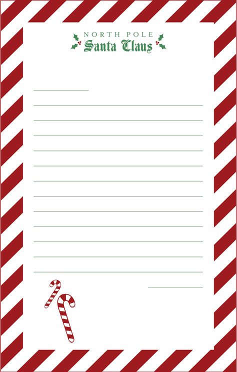 Carta A Santa Claus, Santa Claus Letterhead, Santa Letterhead, Unique Stationary, Santa Claus Letter, Letters Printable, Letters To Santa, Write Letters, Printable Ideas