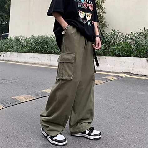 Outfits/cargo pants for men, green cargo pant, aesthetic men outfit, Baggy Cargo Pants Outfit, Green Cargo Pants Outfit, Cargo Pants Outfit Men, Baggy Pants Outfit, Pants Outfit Men, Retro Pants, Baggy Cargo Pants, Cargo Pants Outfit, Baggy Clothes