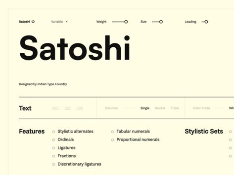 Satoshi: Free modernist sans serif font - Freebiesbug Serif Logo Design, Free Fonts Sans Serif, Modernist Typography, Business Logo Fonts, Sans Serif Logo, Best Fonts For Logos, Typographie Logo, Font Love, Logo Motion