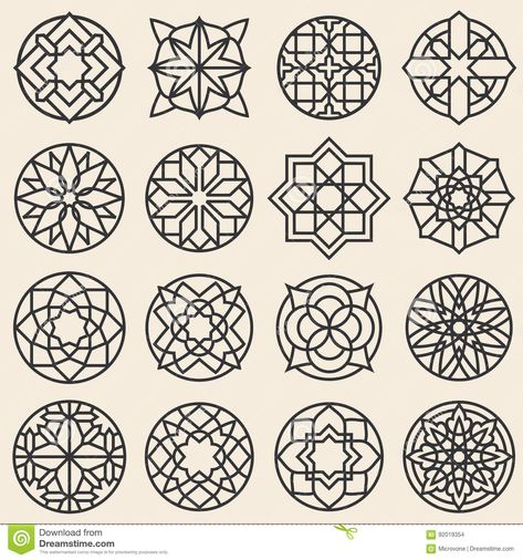 Arabesque Pattern Geometry, Arabisk Design, Islamic Art Pattern Arabesque, Arabesque Ornaments, Arabic Geometric Pattern, Arabic Mandala, Arabic Pattern Design, Arabian Pattern, Islamic Design Pattern