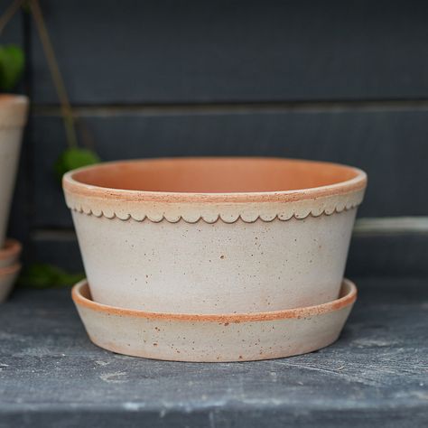 Terracotta Bowl, Large Plant Pots, Concrete Bowl, Wood Plant Stand, Fire Clay, Herb Pots, Hand Poured Candle, Pottery Ideas, Simple Beauty