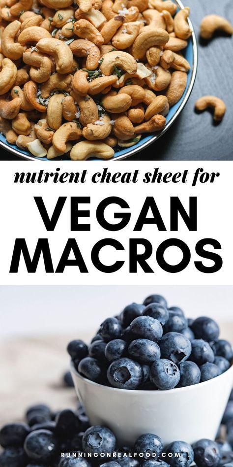 Vegan Macros, Vegan Protein Sources, Healthy Vegan Snacks, High Protein Vegan, Macro Meals, Vegan Nutrition, Vegan Meal Plans, Quick Snack, Vegan Meal Prep