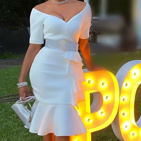 All white party dresses