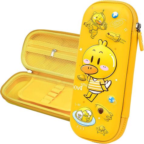 Adorable Ducky Pencil Case Pencil Box For Kids, 3d Space, Pencil Box, Pen Pouch, Pencil Boxes, Fashion Toys, Pencil Holder, Baby Games, Pharmacy Gifts