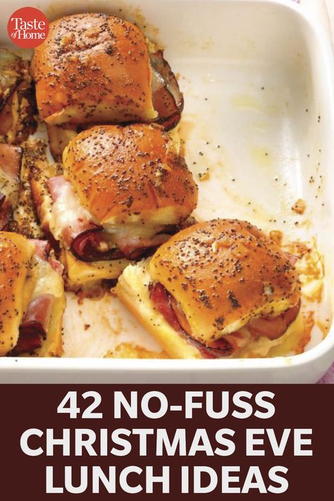 42 No-Fuss Christmas Eve Lunch Ideas to Serve Your Guests Christmas Eve Lunch Ideas, Easy Christmas Recipes Dinner, Christmas Eve Lunch, Christmas Recipes Dinner, Christmas Lunch Recipes, Recipes Dinner Party, Christmas Eve Appetizers, Easy Christmas Recipes, Christmas Eve Meal