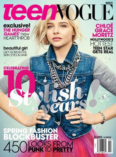 Vogue Magazine Covers, Chloë Grace Moretz, Sam Claflin, Teen Magazine, Chloe Moretz, Grace Moretz, Seventeen Magazine, Gorgeous Skin, Vogue Covers