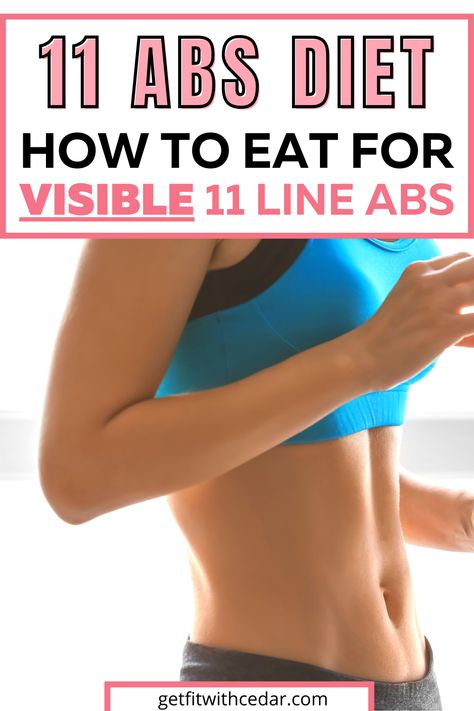 11 abs diet How To Get Abs For Women Diet, How To Get Abs Women, Ab Workout 11 Line, How To Get Lines On Your Stomach, Abs Line Women, How To Build Abs For Women, 11 Line Abs Exercise, Middle Line Abs Workout, How To Get Middle Line In Stomach