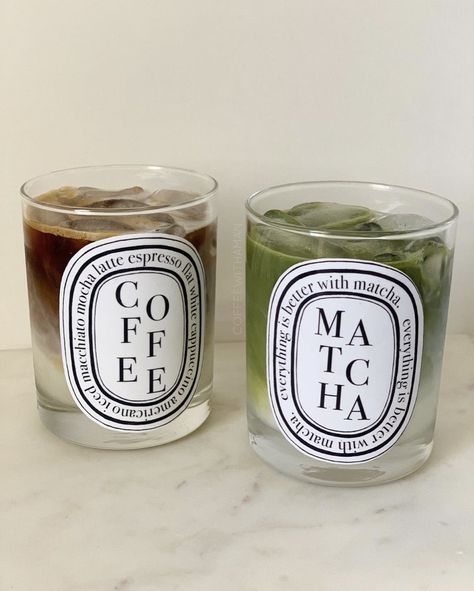 Bougie Cafe Mocha Macchiato, Custom Coffee Cups, Custom Candle, Coffee Obsession, Custom Candles, Custom Coffee, Coffee Addict, Glass Cup, Aesthetic Food