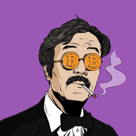 NFT Art Based Off Satoshi Nakamoto meme