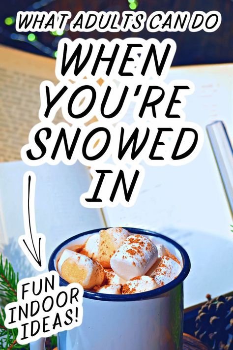 Snow Day Traditions, What To Do On A Snow Day Indoors, Snacks For Snow Days, Things To Do On A Snowy Day Inside, Snow Day Breakfast Ideas Kids, Snow Day Party Ideas, Snow Day Activities For Teens, Snow Day Treats, Snow Day Ideas For Kids