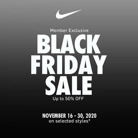 Nike Park – Black Friday Sale: Up to 50% Off Black Friday Design Inspiration, Black Friday Graphic Design, Sale Design Graphics Ideas, Black Friday Design Ideas, Black Friday Sale Ads, Black Friday Newsletter, Black Friday Cosmetics, Black Friday Graphic, Black Friday Advertising