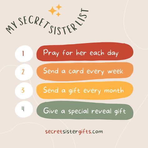 Secret Sister Inspirations Blog - Secret Sister Gifts Secret Sister Encouragement Quotes, Secret Sister Card Ideas, Secret Sister Note Ideas, Secret Sister Quotes, Secret Sister Gift Ideas Church Women's Ministry, Secret Sister Gift Ideas Church, Secret Sister Ideas, Secret Sisters Ideas For Church, Secret Sister Gift Ideas