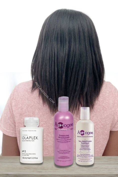 My Relaxed Hair Regimen Update | A Relaxed Gal How To Style Relaxed African Hair, Protective Styles For Relaxed Hair, Relaxed Hair Products, Relaxed Hair Hairstyles Medium, Relaxed Hair Hairstyles, Relaxed Hair Care Regimen, Relaxed Hair Regimen, Cantu Hair, Easy Black Hairstyles