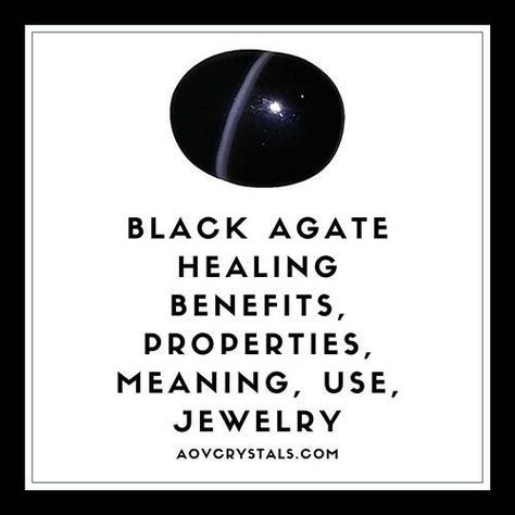 Black Agate Healing Benefits, Properties, Meaning, and Use. Gemstone Properties | Crystal Meanings #Crystals #BlackAgate Black Gemstones, Agate Meaning, Black Agate Stone, Shoulder Pain Relief, Gold Tiger Eye, Crystal Therapy, Energy Healer, Crystal Healing Stones, White Agate