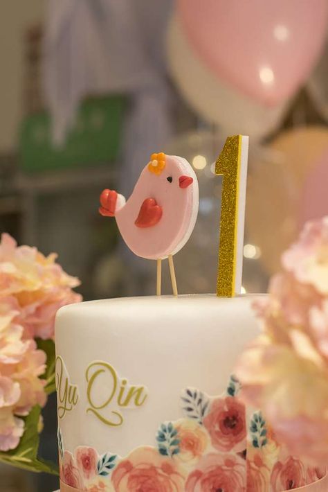 Bird Theme Decorating Ideas, Bird Theme First Birthday, Birdie Birthday Party, Bird Theme Cake 1st Birthdays, Bird Themed First Birthday Party, Birds Birthday Theme, Birds Theme Birthday Party, Bird Birthday Theme, Birthday Bird Theme