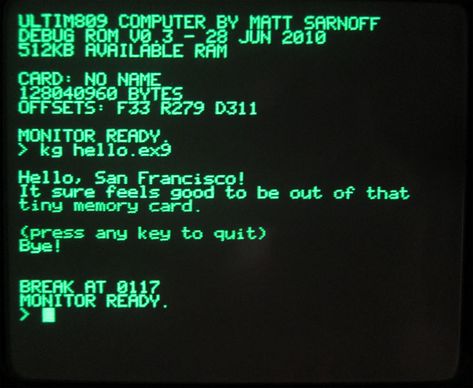 Ahh, the smell of green phosphor in the morning... Retro Computer Screen, Font Aesthetic, Green Computing, Computer Font, Old Computer, Retro Computer, Trigger Happy Havoc, Old Computers, Electronics Design