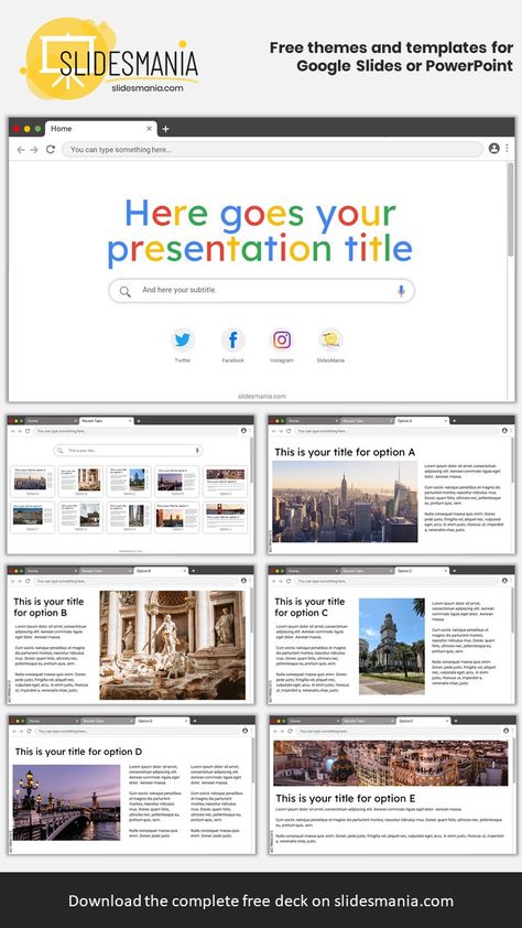 Google Inspired Ppt Template, Google Inspired Design, Pixelab Template, Google Powerpoint Template, Websites For Presentation Templates, Website Powerpoint Template, Aesthetic Canva Presentation Templates, Google Ppt Template, Best Presentation Websites