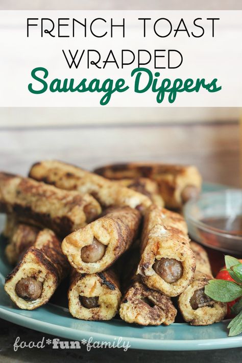 Recipes With Sausage Links, Pancake Dippers, Dishes Recipe, Sausage Links, How To Cook Sausage, Delicious Dishes, Breakfast Breads, Breakfast Foods, Morning Food