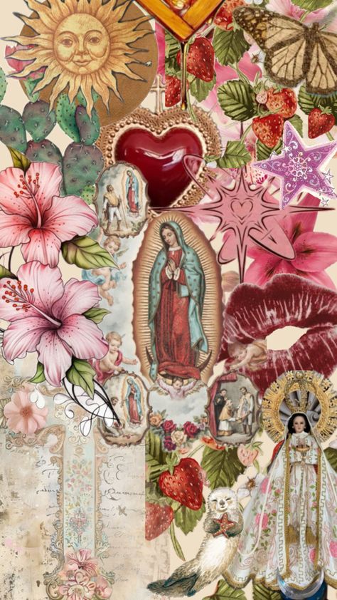 Our Lady Of Guadalupe Wallpaper, Simple Christian Wallpaper, Latina Aesthetic Wallpaper, Mexican Catholic Art, Guadalupe Wallpaper, Religious Wallpaper, Jesus Art Drawing, Mexico Wallpaper, Christian Iphone Wallpaper