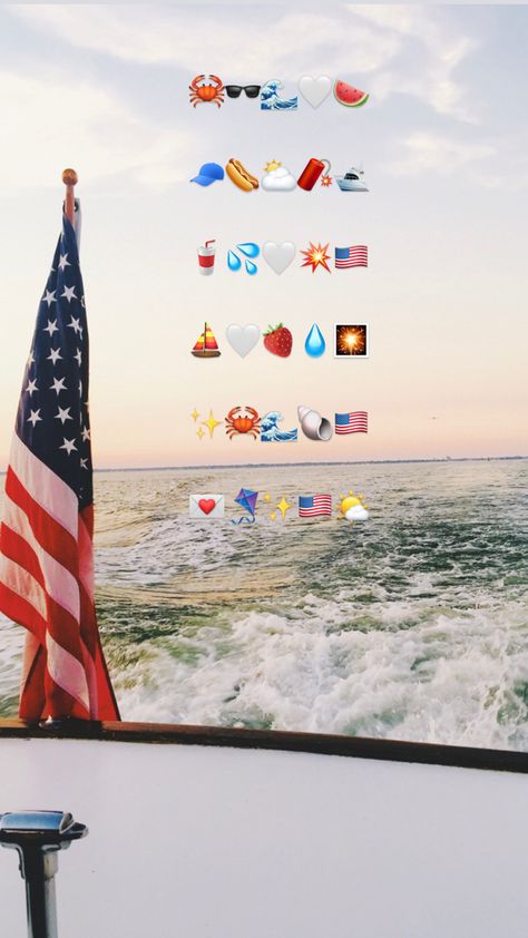 4th Of July Emojis, 4th Of July Filter, Fourth Of July Ig Story, Fourth Of July Insta Story Ideas, 4th Of July Instagram Story Ideas, 4th Of July Songs For Instagram, July Recap Instagram Story, 4th Of July Ig Story, Emoji Curation