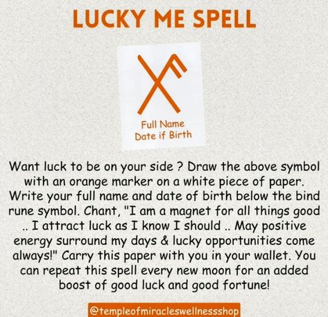 Sigils For Abundance, Luck And Abundance Spell, Luck Spell For Someone Else, Runes For Money, Good Luck Rituals, Sigil For Luck And Money, Victory Spell, Sigil For Luck, Good Luck Sigil