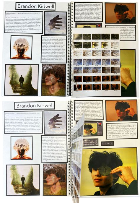 Final Peice Ideas Photography Gcse, Photography Artist Research, Grade 9 Photography Gcse Sketchbook, Photography Research Pages, Artist Research Sketchbook Pages, Alevel Photography Sketchbook, Identity Sketchbook, A Level Photography Sketchbook, Sketchbook Artist Research