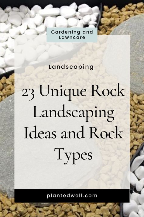 People have been using rocks to decorate since the beginning of time. Today, we use landscaping rocks to make our front yard and back yard look nice. In this article, you can find simple Landscaping rock designs. They say ‘diamonds are forever,’ but the same is true of stone landscaping designs, so make sure that you select the one that speaks to you on an instinctual level.   #landscapingrocks #landscapingideas  #landscaping #gardenrocks Frontyard Landscape Layout, Landscaping Rocks, Lake Landscaping, Landscaping Rock, Simple Landscaping, Front Yard Decor, Landscaping With Large Rocks Front Yard, Rock Designs, River Rock Landscaping