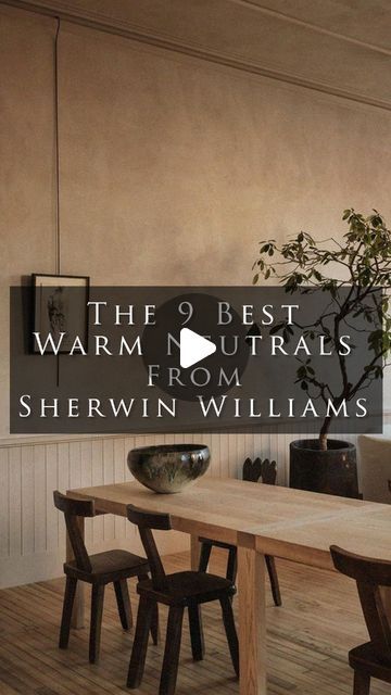 Kreiss on Instagram: "Here are the 9 best warm neutrals from Sherwin Williams.

#sherwinwilliamspaintcolors #paintcolorideas #paintingtips #paintcolors #luxuryinteriordesign #luxuryhomedesign #luxuryfurniture #homeinspiration" Sherwin Williams Japandi, Napery Sherwin Williams, Stone Lion Sherwin Williams Living Rooms, Wool Skein Sherwin Williams Living Rooms, Sherwin Williams Double Latte, Llama Wool Sherwin Williams, Truly Taupe Sherwin Williams, Studio Beige Sherwin Williams, Sw Natural Linen Walls