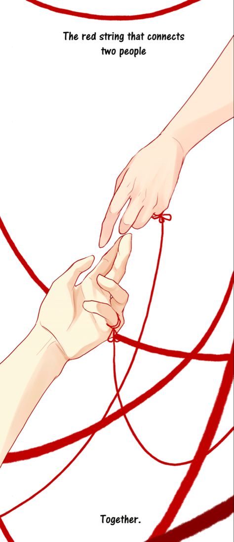 The Red String Of Fate, Fate Tattoo, Fate Quotes, String Of Fate, Red String Of Fate, Wattpad Background, Couple Illustration, Red String, Best Photo Poses