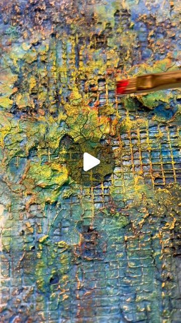 Mixed Media Seascape, Abstract Painting With Texture, Textured Art Ideas, Texture Art Projects, Contemporary Mixed Media Art, Mix Media Painting, Mixed Media Landscape, Textured Abstract Art, Patina Art