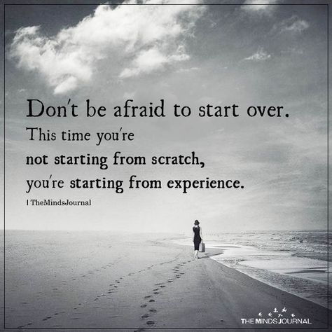 Don't Be Afraid To Start Over - https://themindsjournal.com/dont-be-afraid-to-start-over/ Citation Force, Quotes Dream, Deeper Life, Quotes Inspirational Positive, Robert Kiyosaki, Quotes By Emotions, Visual Statements, Tony Robbins, Quotes About Strength