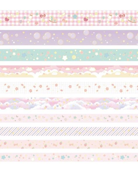 Gold Washi Tape, Washi Tape Ideas, Box Tape, Tape Pattern, Washi Tape Diy, Stickers Kawaii, Washi Tape Set, Scrapbook Stickers Printable, Packaging Stickers