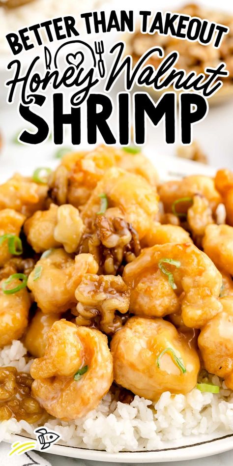 Honey Walnut Shrimp Walnut Shrimp Recipe, Crispy Fried Shrimp, Honey Shrimp, Caramelized Walnuts, Walnut Shrimp, Crispy Shrimp, Honey Walnut, Honey Walnut Shrimp, Honey Sauce