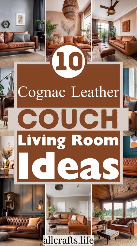 Cognac Leather Couch Living Room Ideas Leather Couch With Blue Chairs, Leather Couch With Dark Wood Floors, Contemporary Living Room Leather Couch, Tan Leather Lounge Living Rooms, Cognac Sofa With Accent Chairs, Copper Leather Sofa, Coffee Sofa Living Room, Decorating Leather Couch Living Room, Leather Tan Sofa Living Room