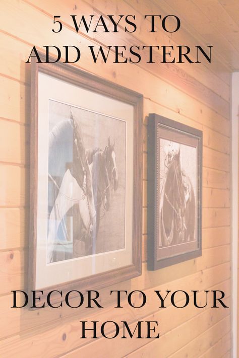 Want to add a touch of western to your home? Check out these ideas. Cowboy Style Home Decor, Western Decorating Ideas Ranch Style, Western Interior Design Living Room, Modern Western Living Room Ideas, Ranch Farmhouse Decor, Horse Decor Living Room Equestrian Style, Western Living Room Decorating Ideas Ranch Style Interior Design, Western Ranch House Decor, Western Mantle Decor