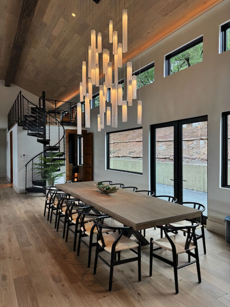 Modern farmhouse lighting dining room